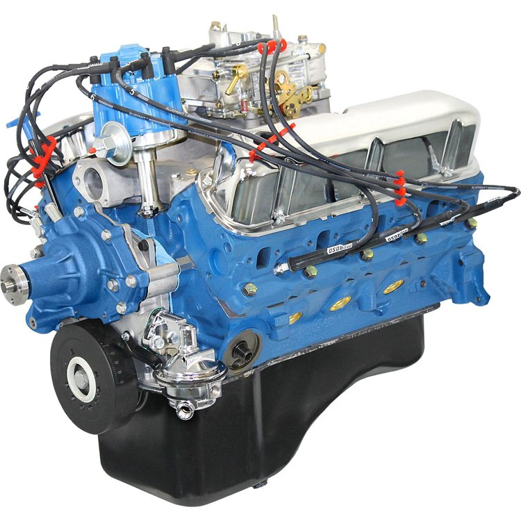 Ford Small Block 302ci Dress Crate Engine 300HP 336TQ w/ Cast Iron Heads