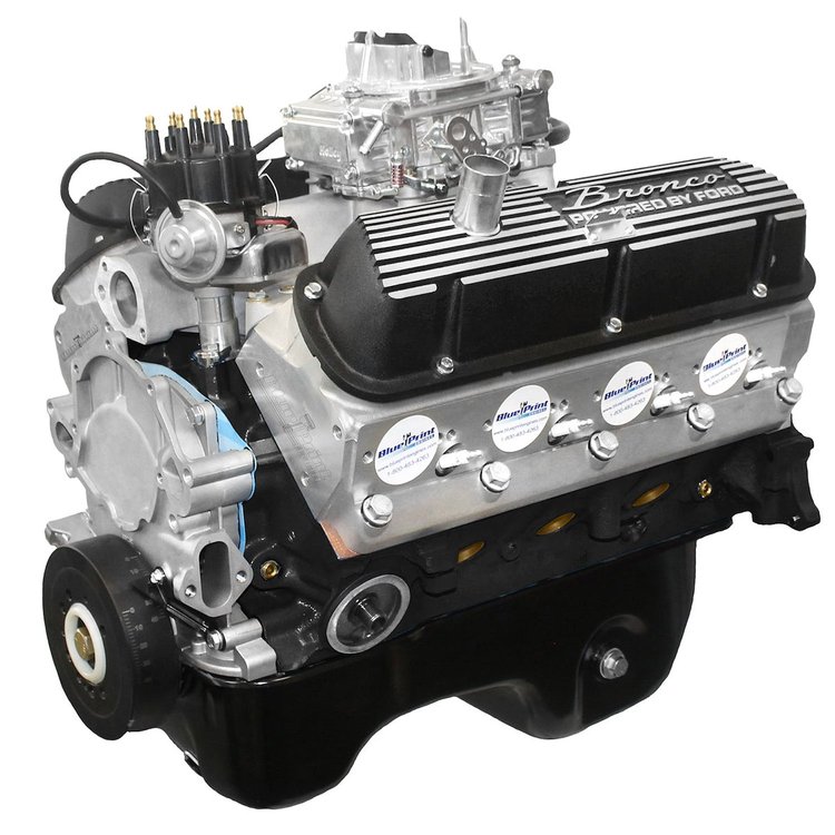 BP302MAXCTC Ford Small Block Compatible 302 ci. Bronco Edition Base Dressed Engine [Dual/Rear Sump]