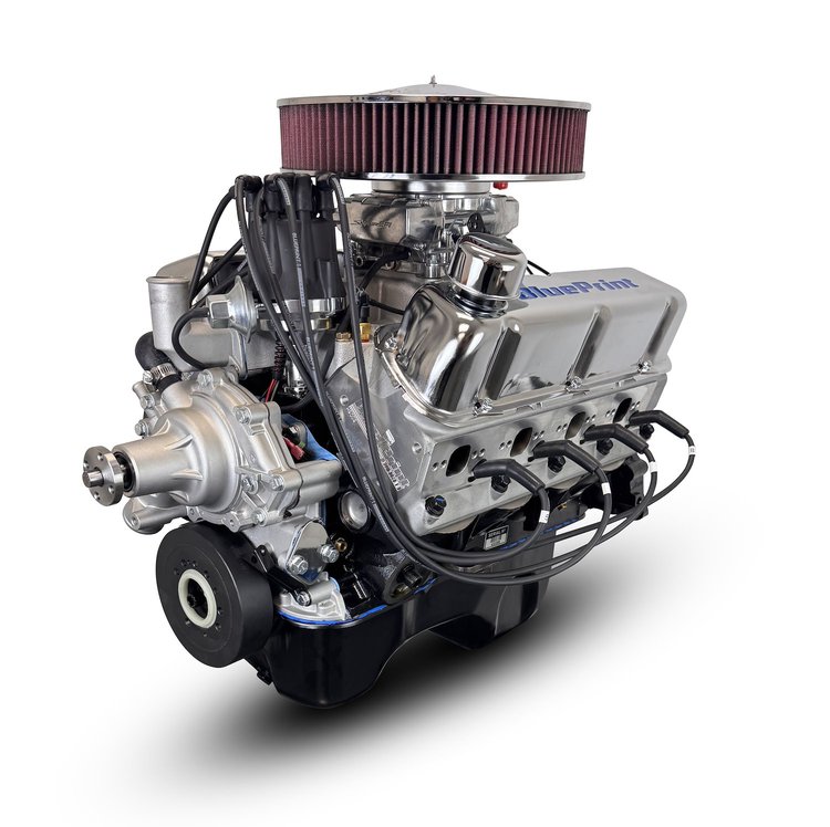 BP3479CTFD Ford Small Block Compatible 347 ci. Deluxe Dressed Crate Engine [Front Sump]