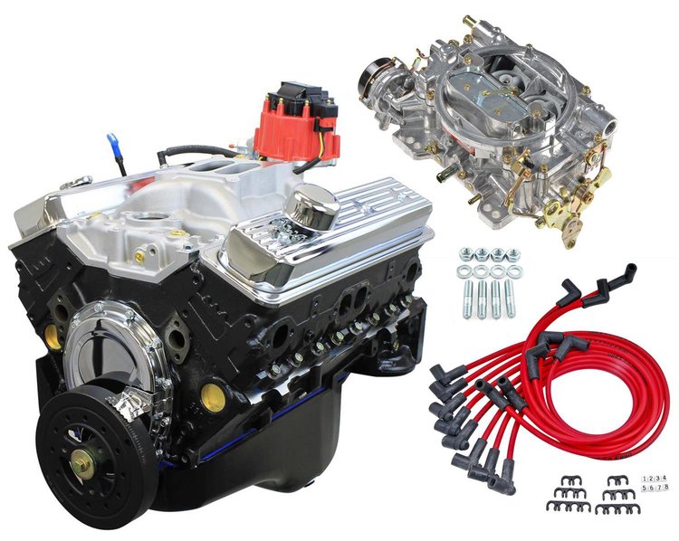 Small Block Chevy 350 ci "Dressed" Engine Easy Kit