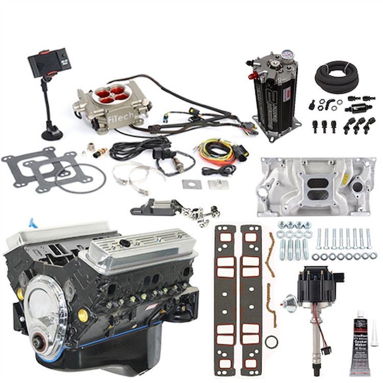 Small Block Chevy 350ci Engine with EFI System