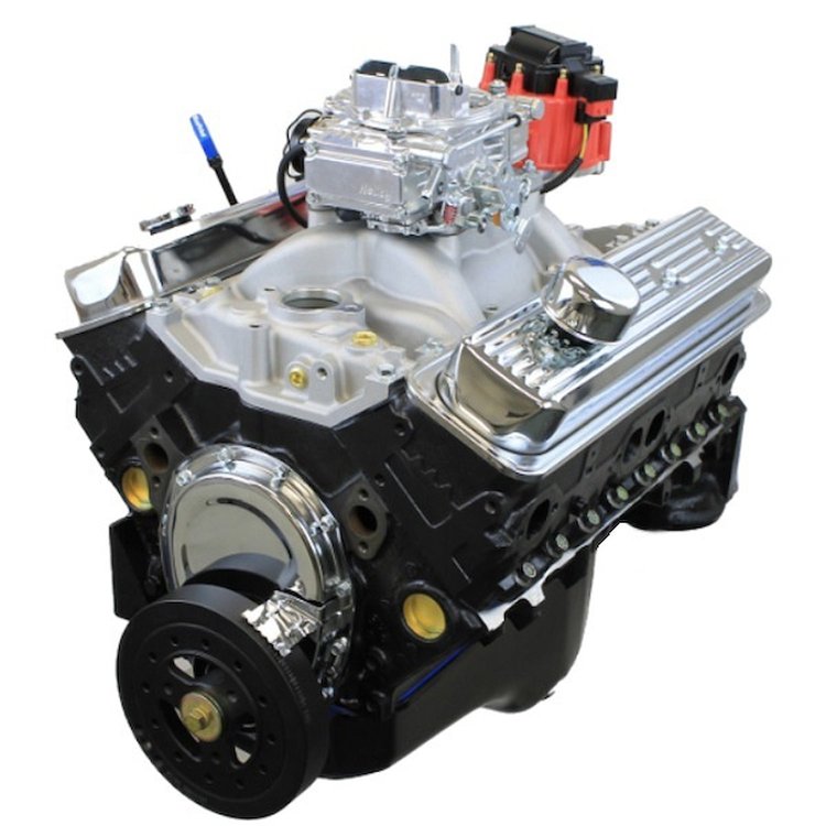 Small Block Chevy 350 ci Fully Dress Crate Engine Long Block