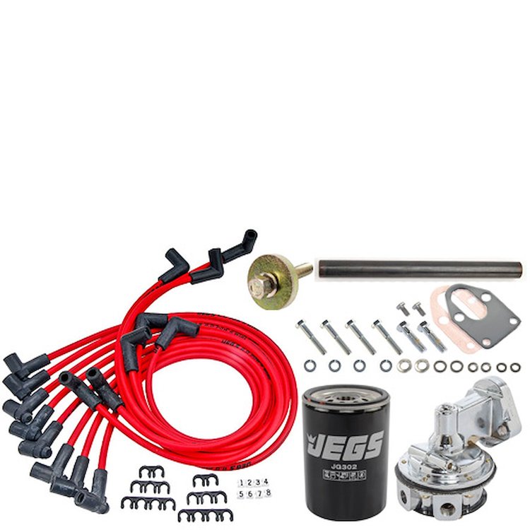 Budget Stomper Small Block Chevy 355ci Dress Engine Install Kit