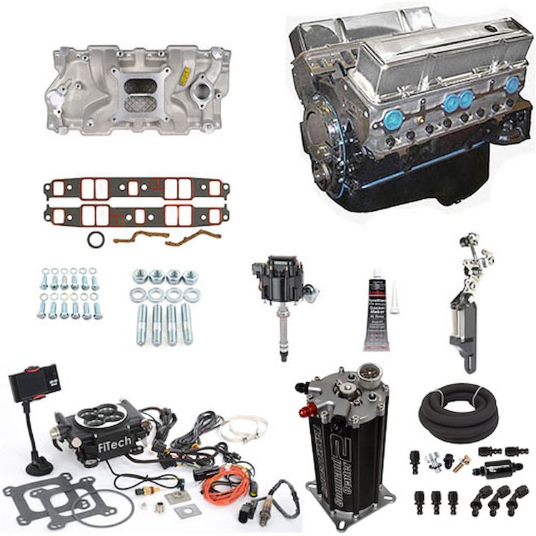 Small Block Chevy 383ci Engine With EFI Kit