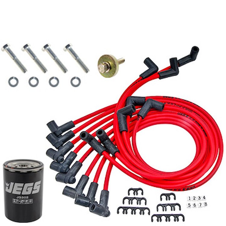 Small Block Chevy 383ci Dress Engine with Fuel Injection Install Kit