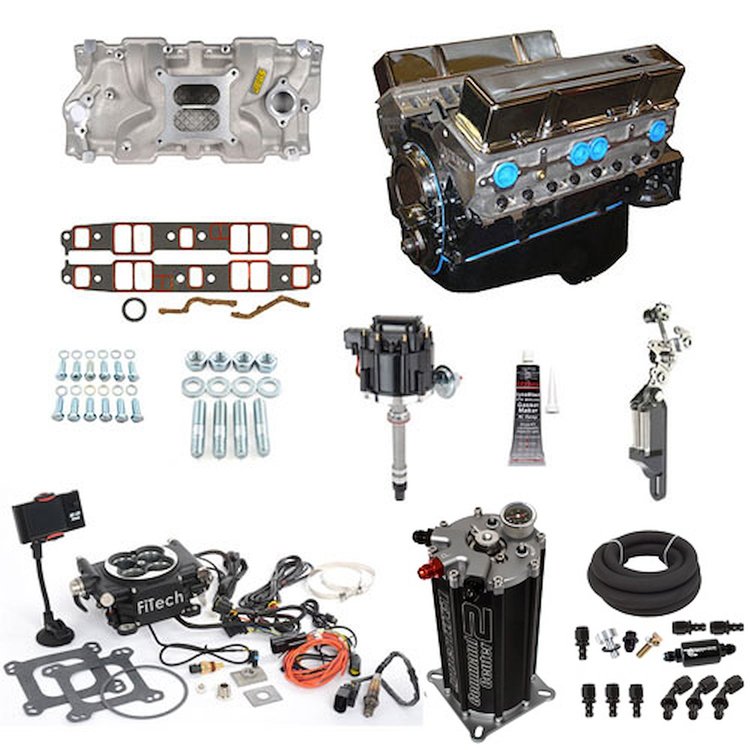 Small Block Chevy 383ci Engine With EFI Kit