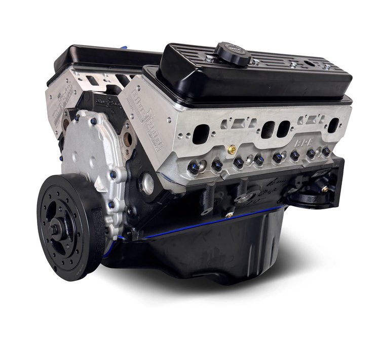 BP38350CT1 GM Vortec Truck/SUV Base Long Block Crate Engine, 383 ci Stroker, Compression Ratio: 10:1