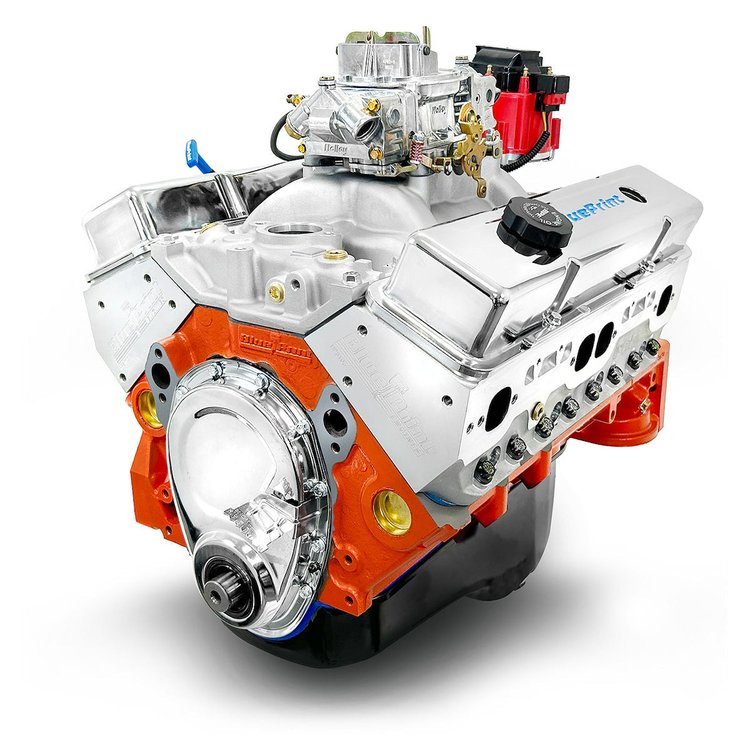 BP4002CTC1 GM Compatible Small Block Chevy 400 ci. Base Dressed Carbureted Crate Engine [500 HP]