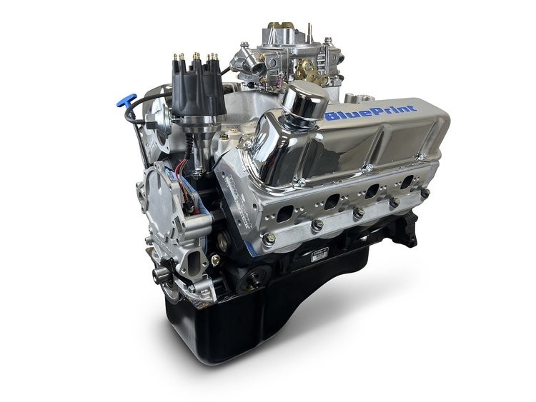 BPF4089CTC Ford Small Block 408 ci. Base Dressed Carbureted Crate Engine [Front Sump]