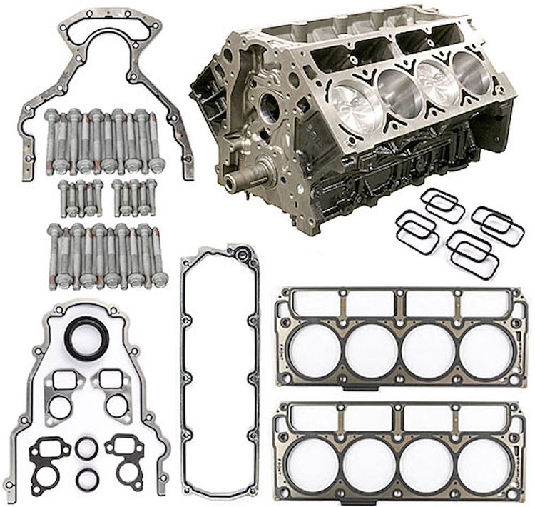 364 Short Block Kit for LS7 Heads Includes: 6.0L Short Block 364ci