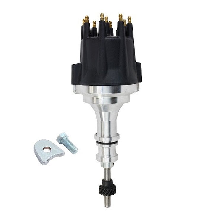 BPP3022BK Pro Series 2 Wire Distributor, Ford SB 289302W, V8 Engine, Black Cap