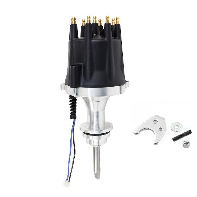 BPP3602BK Pro Series 2 Wire Distributor, Mopar SB 273/360, V8 Engine, Black Cap