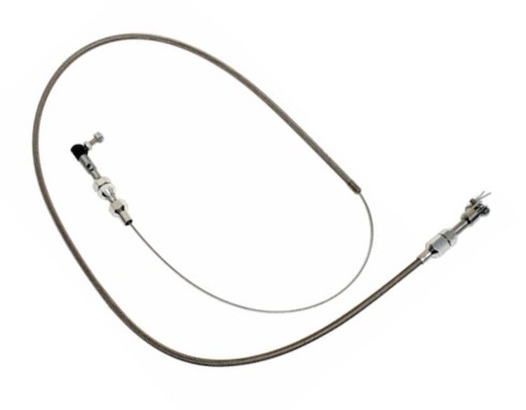 BPP36TC 36 in. Stainless Braided Throttle Cable Kit, Universal