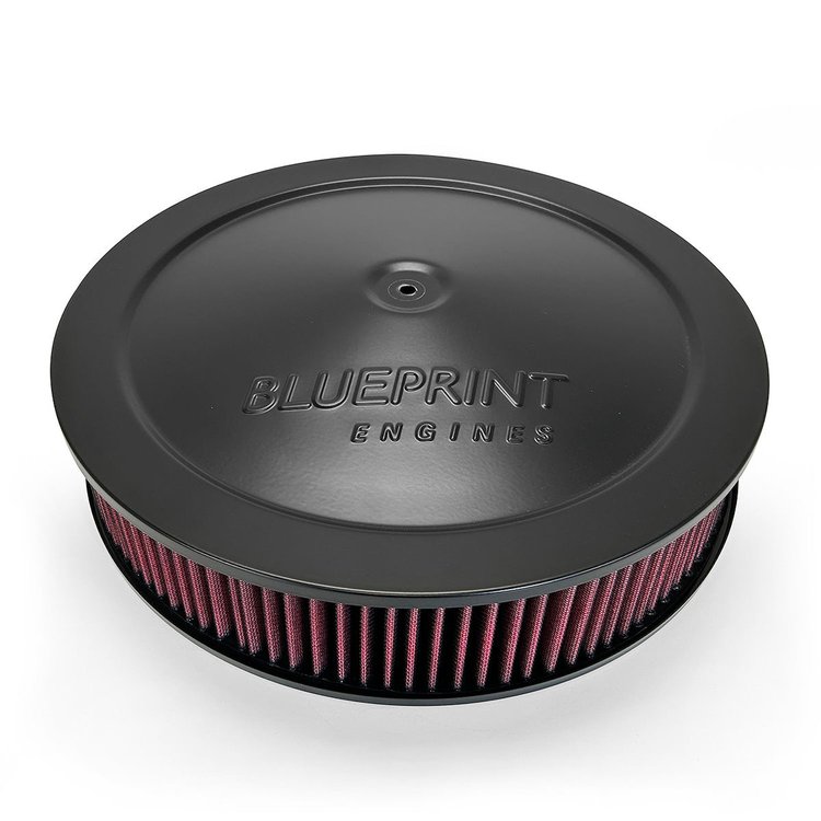 BPP4304BK Air Cleaner w/4150 Drop Base  14 in. x 3 in. [Black]
