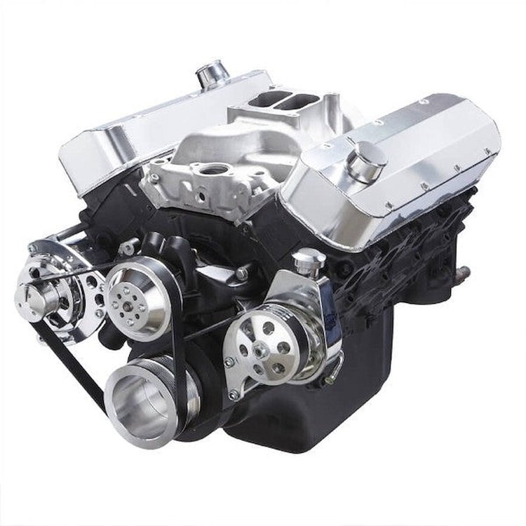 BPP454FDPS3 BBC (STD DECK) Front Accessory Drive, Dual-Belt Quick Serpentine W/ ALT, PS, WP, Brackets, Bolts