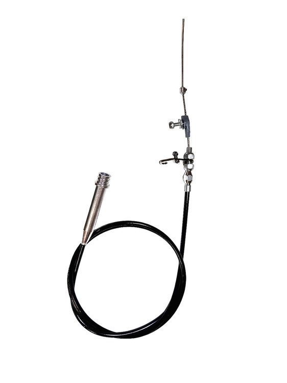 BPP700R4KDB Transmission Kickdown Cable Kit for GM 700R4 Transmission [Black]