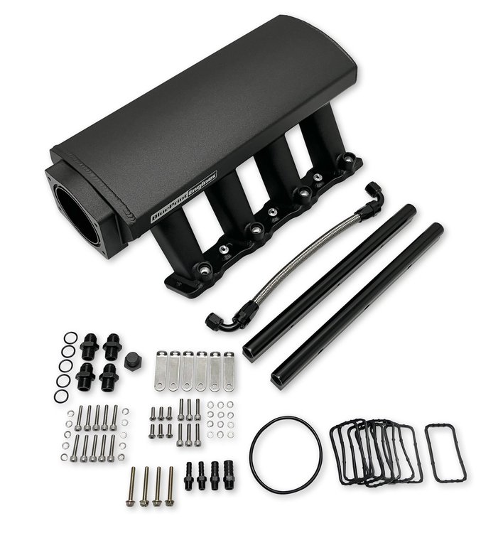 BPP822112 Aluminum Fabricated EFI Intake Manifold for GM Gen III LS3, L92 Engines w/Rectangle Intake Ports