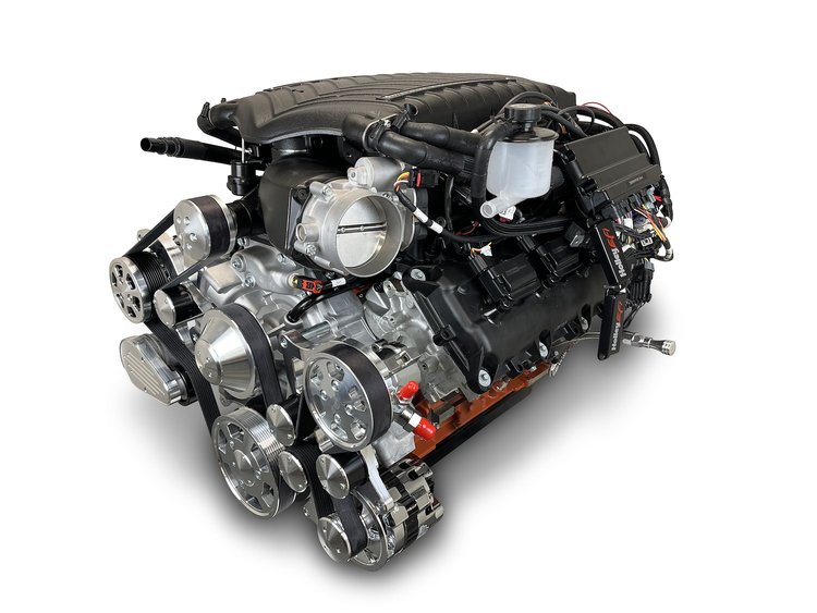 PS426SCTK Chrysler Gen III Hemi Compatible 426 ci. Supercharged ProSeries Deluxe Engine w/Polished Pulley Kit