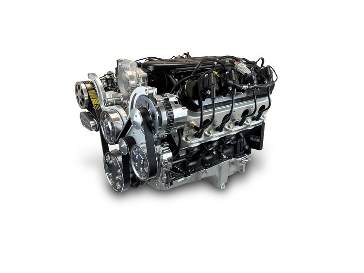 PSLS3768CTFK 376CI GM LS Compatible Deluxe Dressed, EFI, Polished Kit