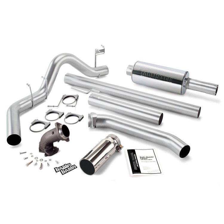 Monster Exhaust System with Power Elbow 1998-2002 Dodge Ram