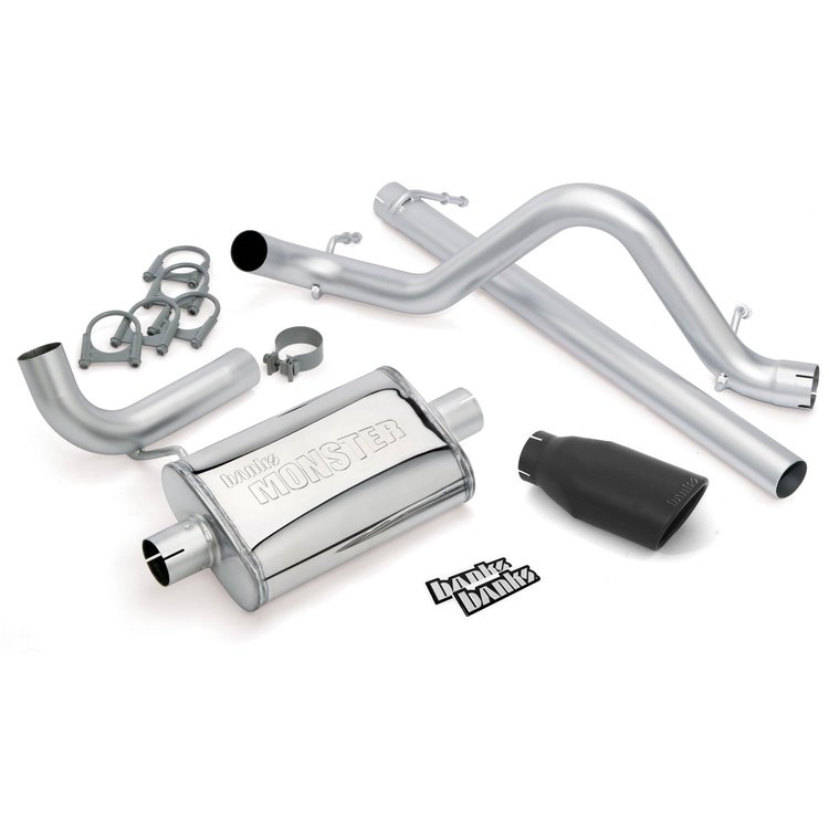 Monster Exhaust System 2007-11 Jeep Wrangler JK 2-Door