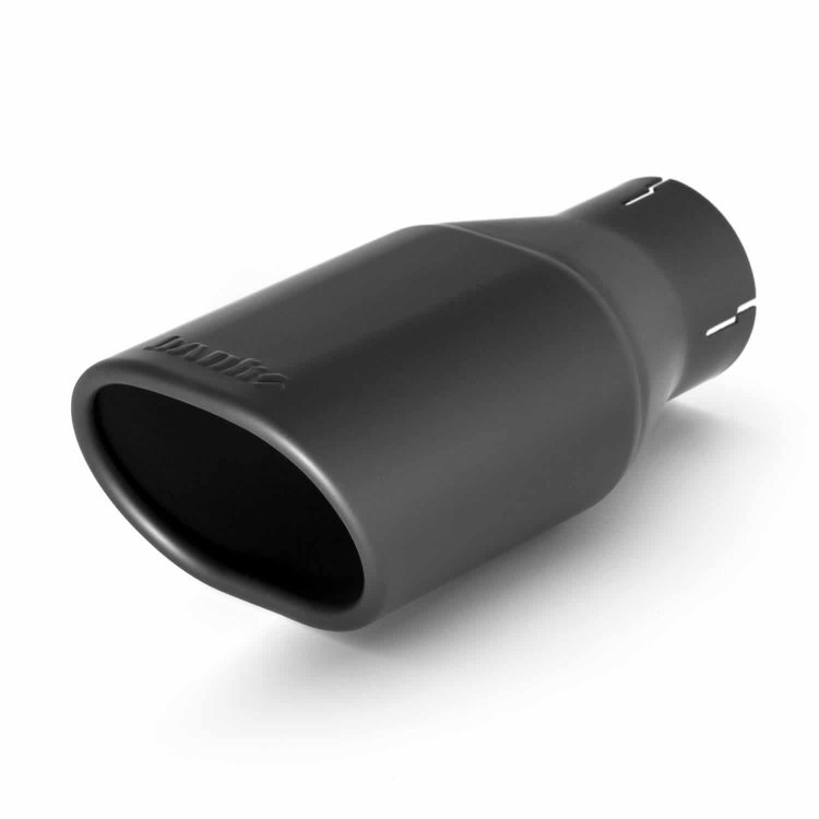 Stainless Steel Exhaust Tip Doublewall Oval Angle Cut
