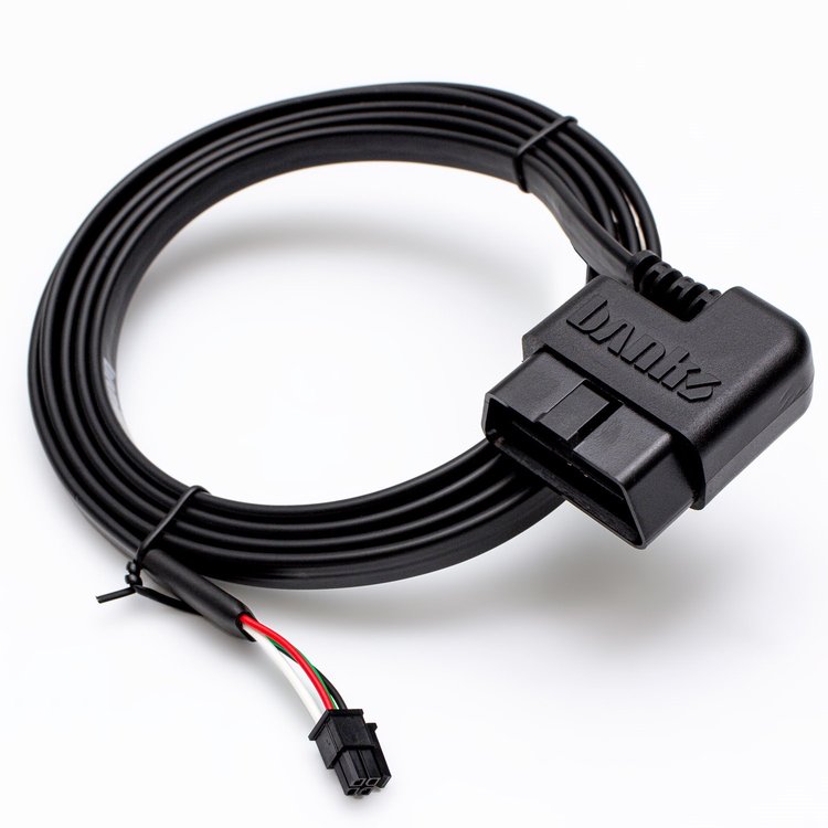 61300-45 OBD-II - iDash-Derringer Module Cable, in Cab, Flat, for iDash DataMonster and Super Gauge