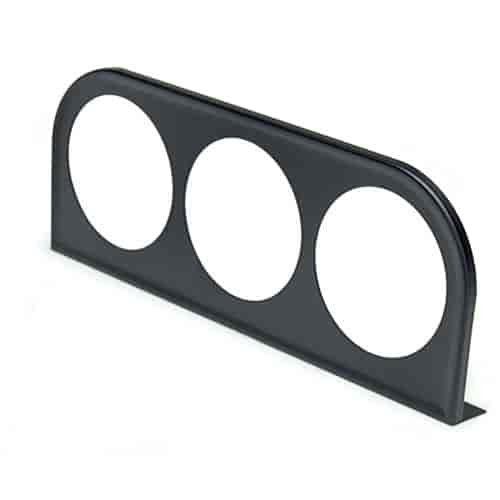 3-Gauge Underdash Mounting Panel Fits 2-1/16" Gauges (Not Included)