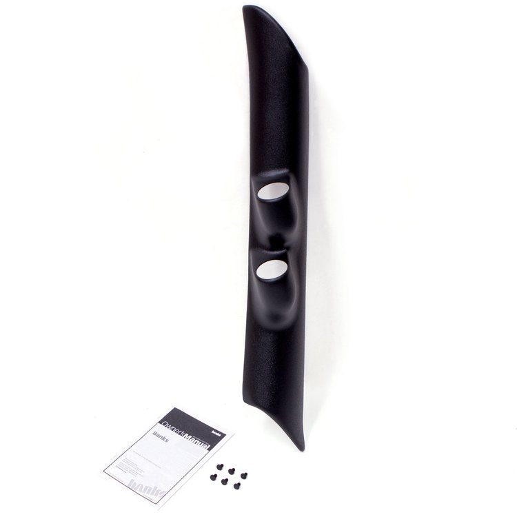 2-Gauge Pillar Mounting Pod 1998-2002 Dodge Ram