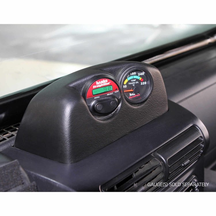 2-Gauge Dash Mounting Panel 1997-2006 Jeep Wrangler TJ