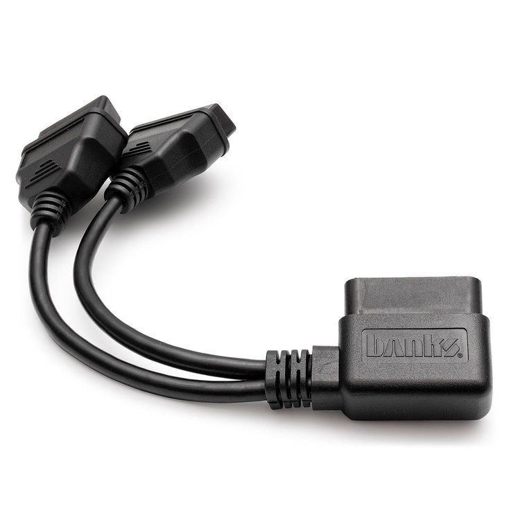 OBD-II Splitter Cable, Right-Angle Plug for Banks Devices