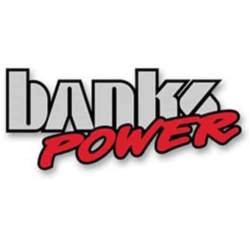Decal Banks Power Large - Red Black & Silver