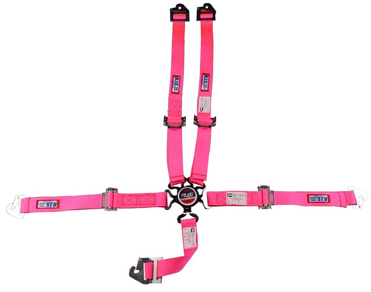SFI 16.1 CAM-LOCK HARNESS 2 PULL DOWN Lap Belt SNAP 2 Shoulder Harness Individual FLOOR Mount WRAP/S