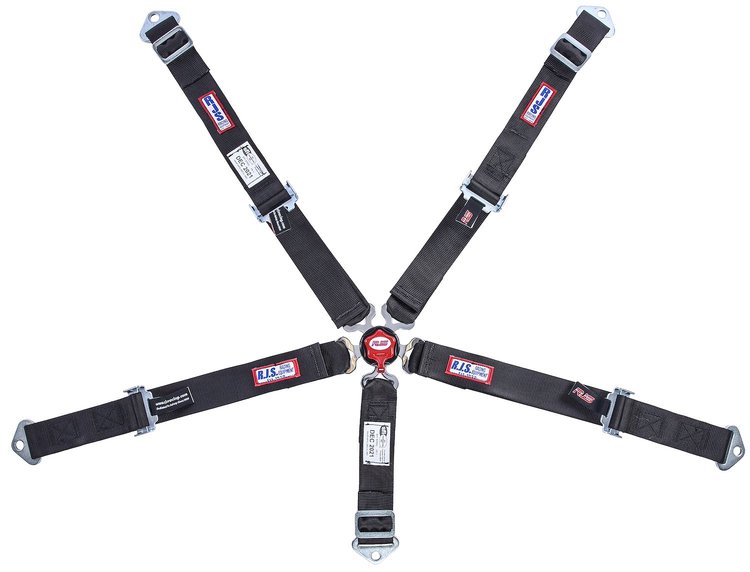 JR. 5-Point Cam-Lock Racing Harness SFI 16.1 - Black
