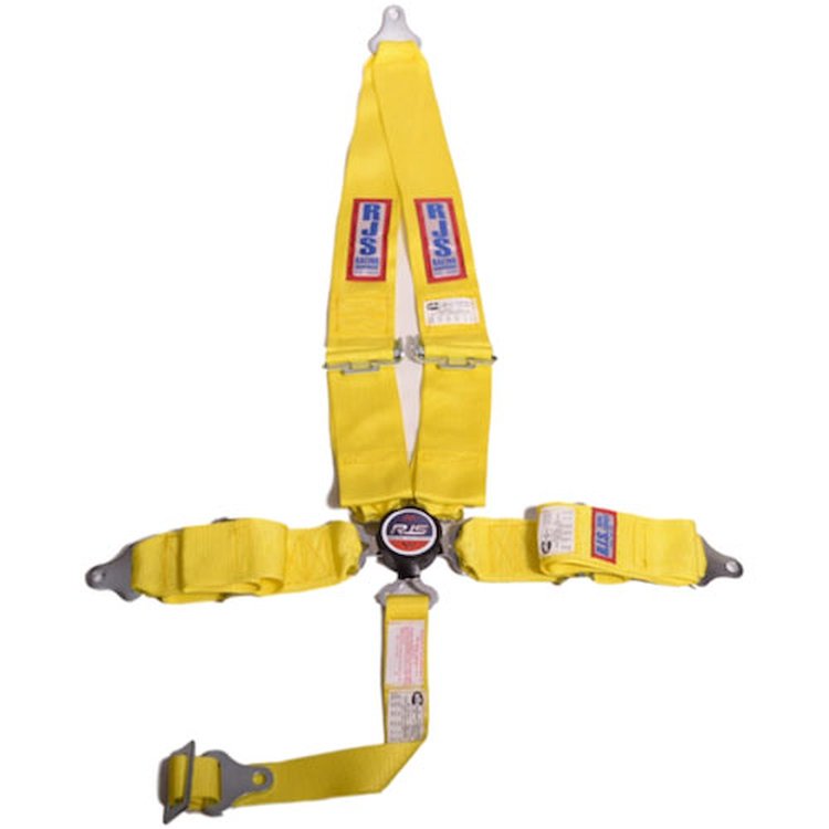 5-Point Cam-Lock Racing Harness Yellow
