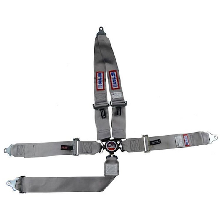 5-Point Cam-Lock Racing Harness Grey
