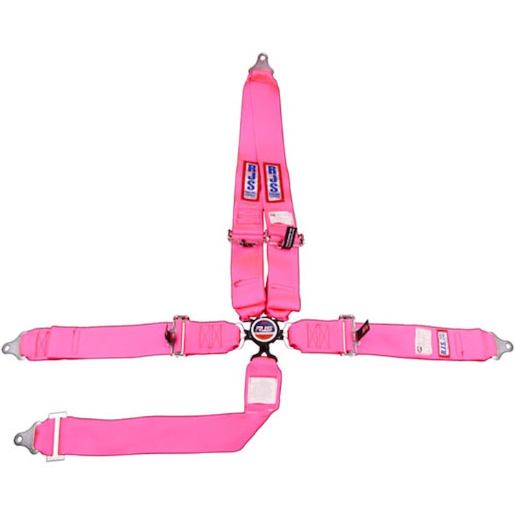 5-Point Cam-Lock Racing Harness Hot Pink