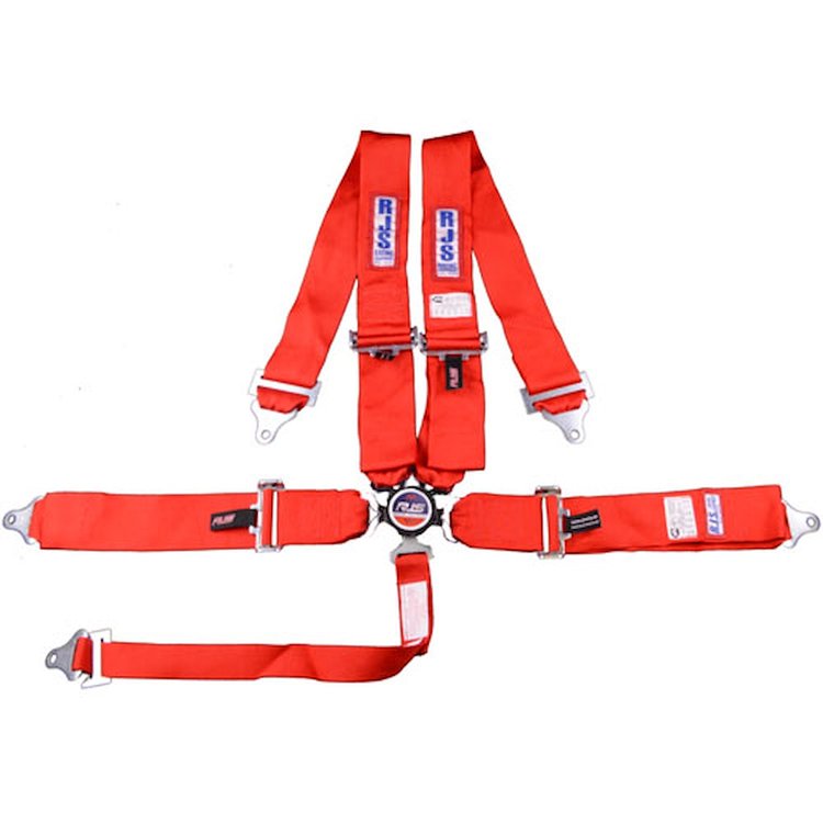 5-Point Cam-Lock Racing Harness Red