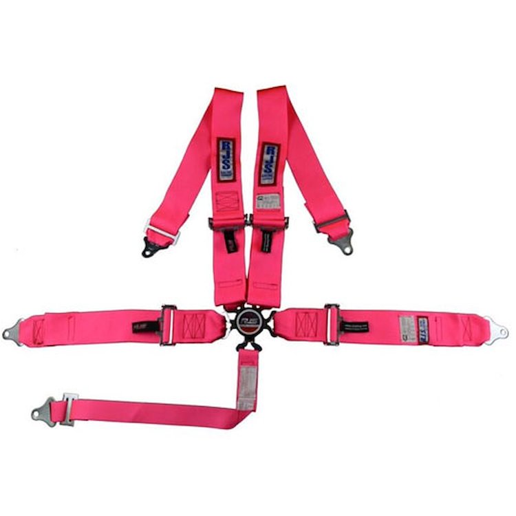 5-Point Cam-Lock Racing Harness Hot Pink