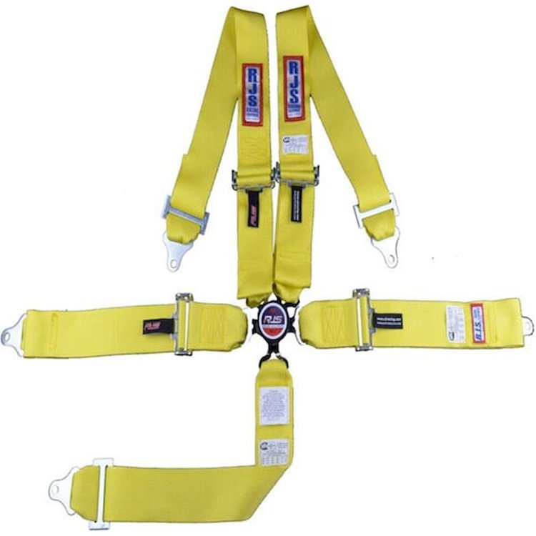 5-Point Cam-Lock Racing Harness Yellow