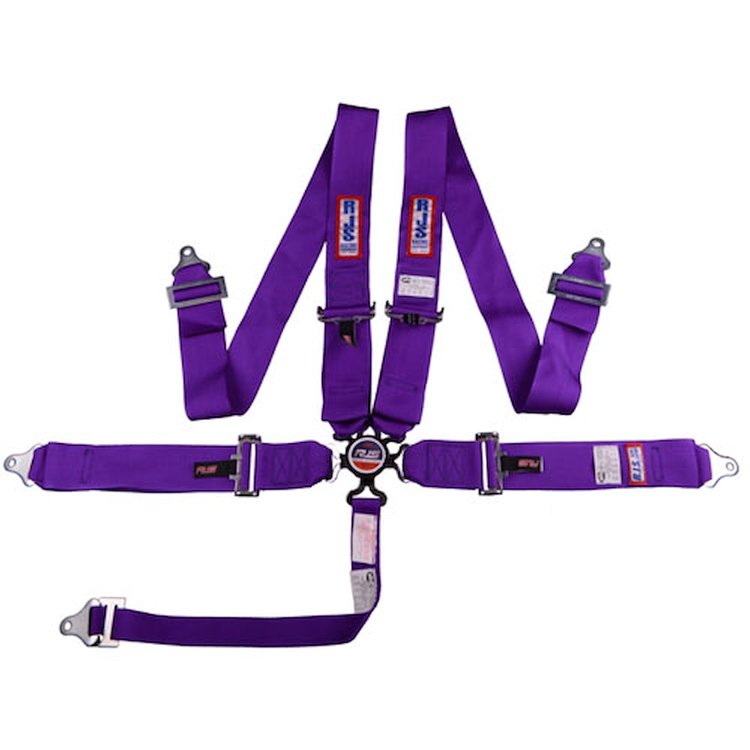 5-Point Cam-Lock Racing Harness Purple