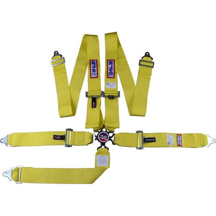 5-Point Cam-Lock Racing Harness Yellow