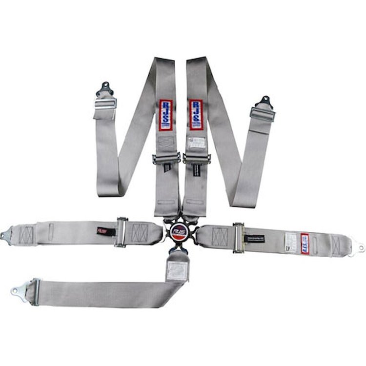 5-Point Cam-Lock Racing Harness Grey