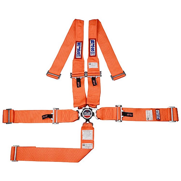 5-Point Cam-Lock Racing Harness Orange