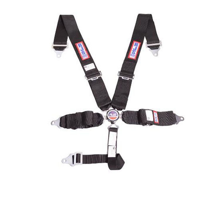 SFI 16.1 CAM-LOCK HARNESS 3 PULL DOWN Lap Belt 3 DOG BONE SHOULDER Harness V ROLL BAR Mount 2 SINGLE