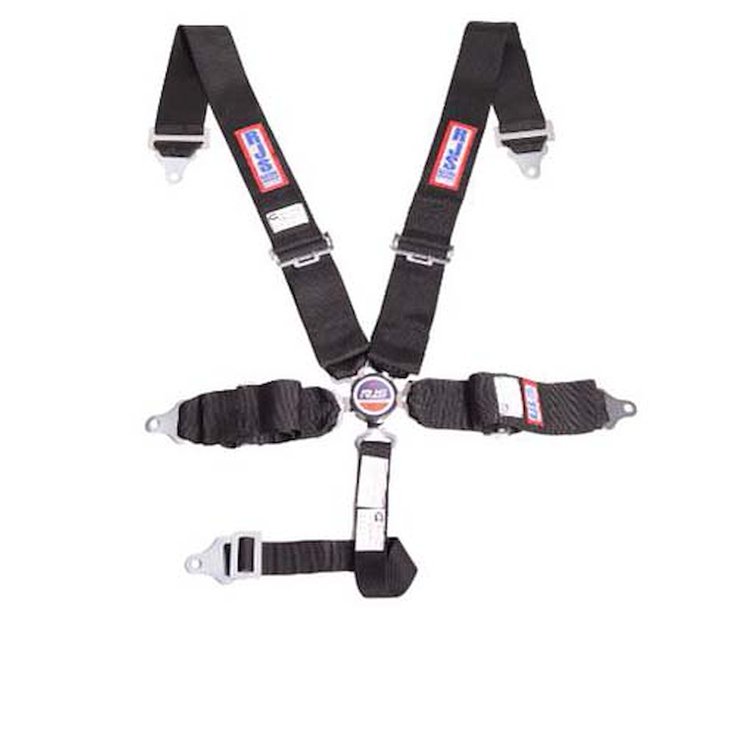 SFI 16.1 CAM-LOCK HARNESS 3 PULL UP Lap Belt 3 DOG BONE SHOULDER Harness U ROLL BAR Mount 2 SINGLE Sub ALL WRAP ENDS RED