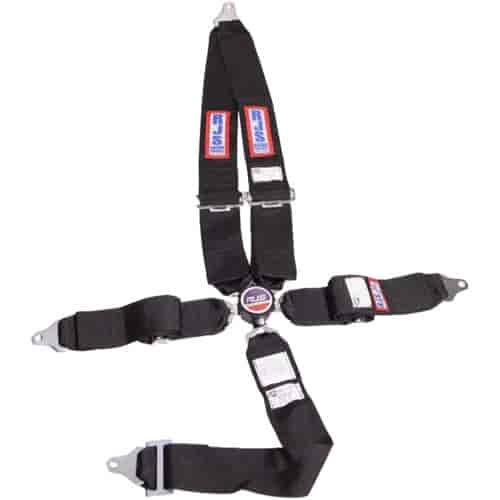 5-Point Cam-Lock Racing Harness Black/Red