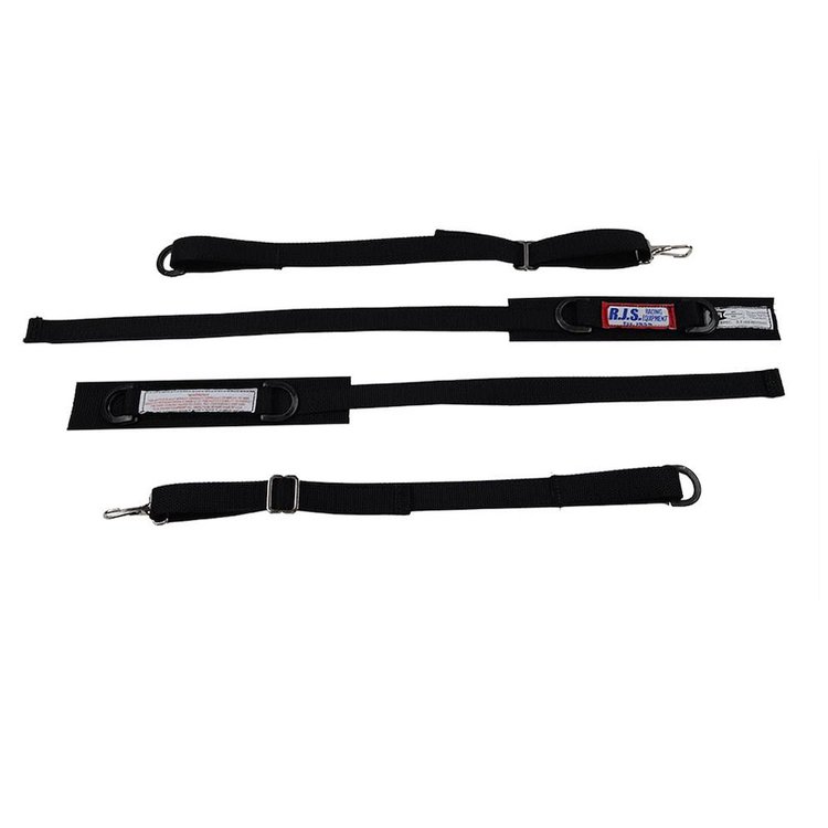 11001710 Junior Dragster Arm Restraints [SFI 3.3, Hot Pink]