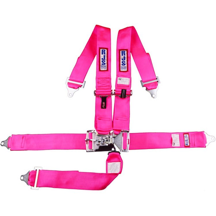 5-Point Latch and Link Racing Harness Hot Pink