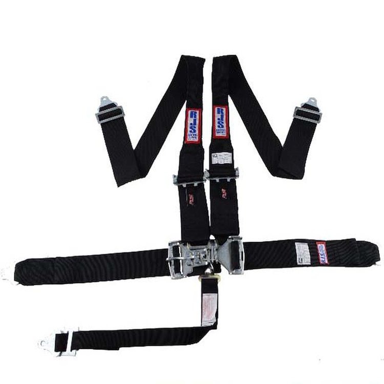 1144601 Classic Series 5-Point Latch & Link SFI 16.1 Racing Harness with 2 in. Sub. Belt [Black]
